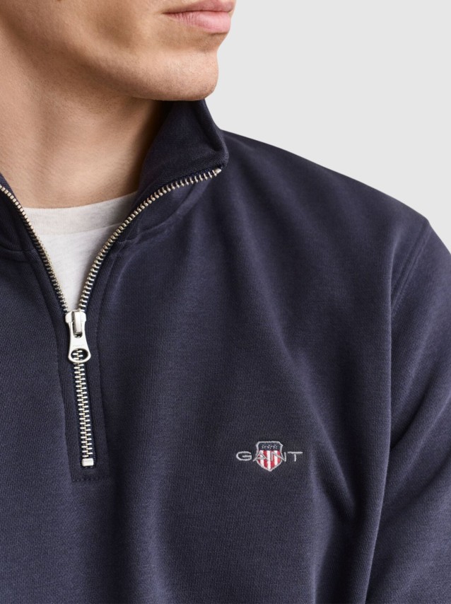 Sweatshirt Gant Homem Reg Shield Half Zip Sweat