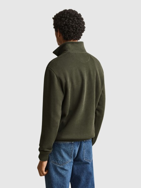 Sweatshirt Gant Homem Sacker Rib Half Zip