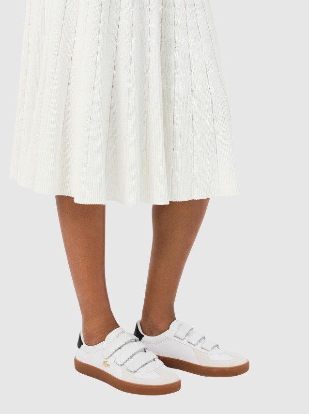 Sapatilha Lacoste Mulher Womens Baseshot Pro Strap Sneakers