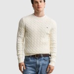 Camisola Gant Homem Cotton Cable C-Neck