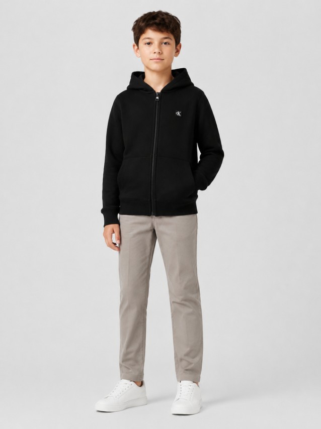 Casaco Calvin Klein Menino Mini Badge Zip-Through