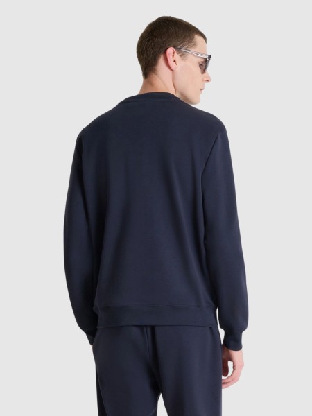 Sweatshirt Antony Morato Homem Sweatshirt Regular Fit Interlock Fabric With Plate On Heart Sweatshirt Antony Morato Homem Sweatshirt Regular Fit Interlock Fabric With Plate On Heart