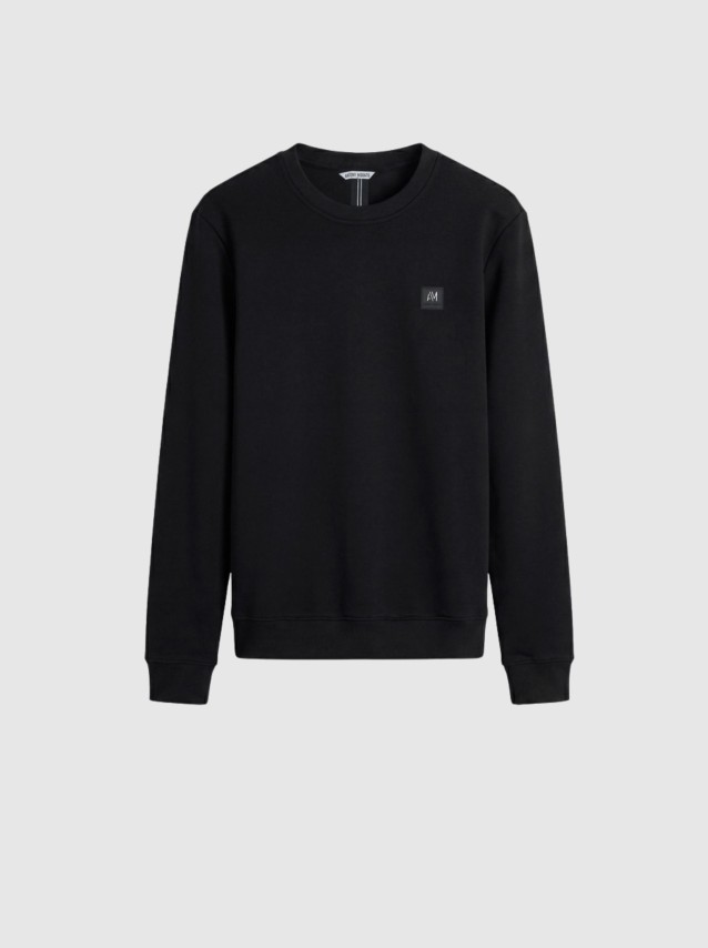 Sweatshirt Antony Morato Homem Sweatshirt Regular Fit Interlock Fabric With Plate On Heart