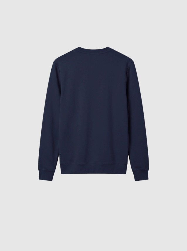 Sweatshirt Antony Morato Homem Sweatshirt Regular Fit Interlock Fabric With Plate On Heart