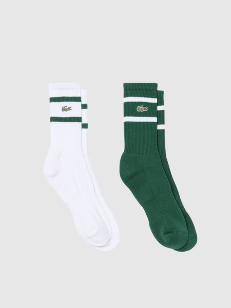 Meias Lacoste Homem Crew Socks Unisex