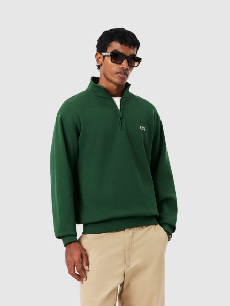 Sweatshirt Lacoste Homem Half-Zip Sweatshirts Male Adult Knit Sweatshirt Lacoste Homem Half-Zip Sweatshirts Male Adult Knit