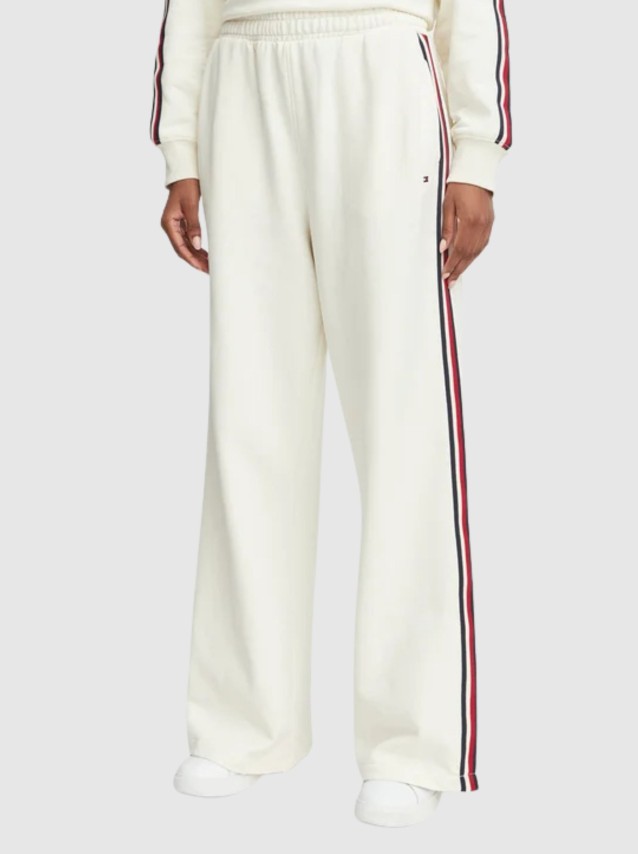 Cal�as Tommy Hilfiger Mulher Wide Leg Jogger