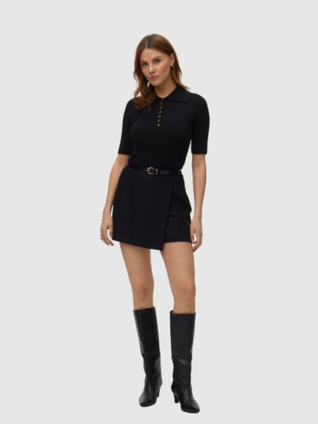 Saia-Calção Vero Moda Mulher Vmmallory Mw Short Skort Wvn Btq Sp Saia-Calção Vero Moda Mulher Vmmallory Mw Short Skort Wvn Btq Sp