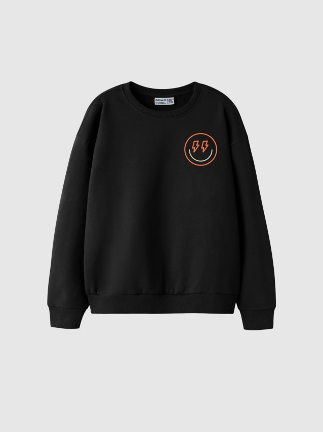 Sweatshirt Name It Menino Nkmnoble Ls Rlx Sweat Bru Box