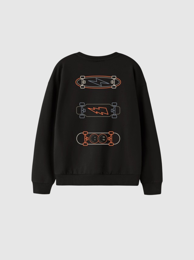 Sweatshirt Name It Menino Nkmnoble Ls Rlx Sweat Bru Box