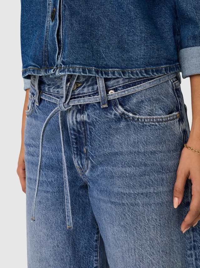 Jeans Only Mulher Onlgianna Mw Straight Dnm Dot596 Noos