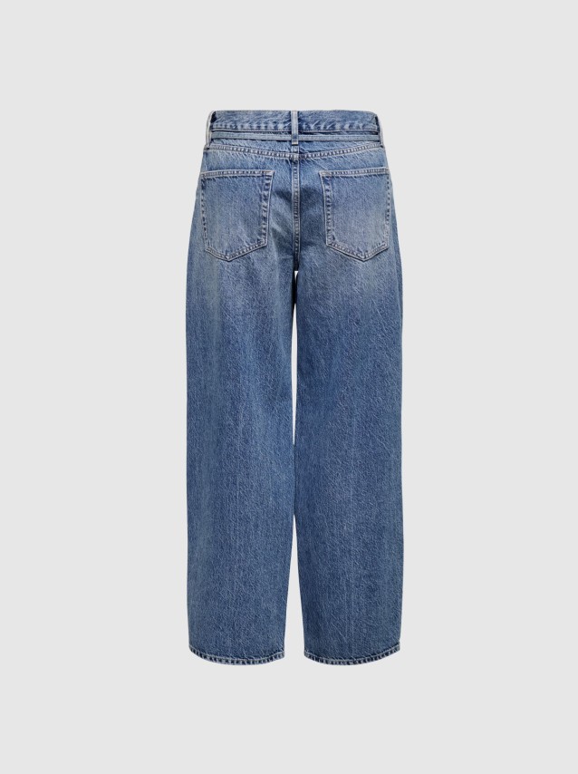 Jeans Only Mulher Onlgianna Mw Straight Dnm Dot596 Noos