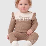 2 Pe�as Guess Menina Set: Ls Sweater + Sweater Pant