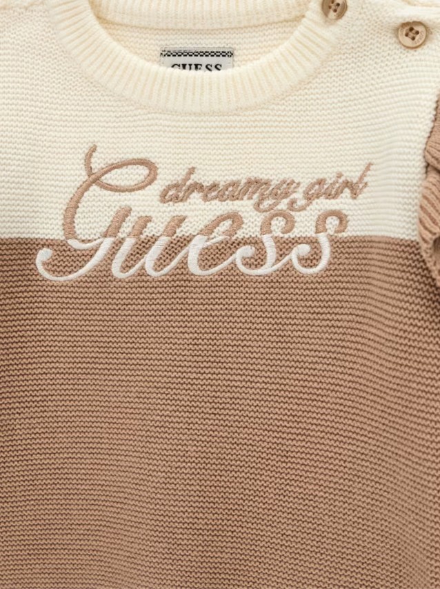 2 Pe�as Guess Menina Set: Ls Sweater + Sweater Pant