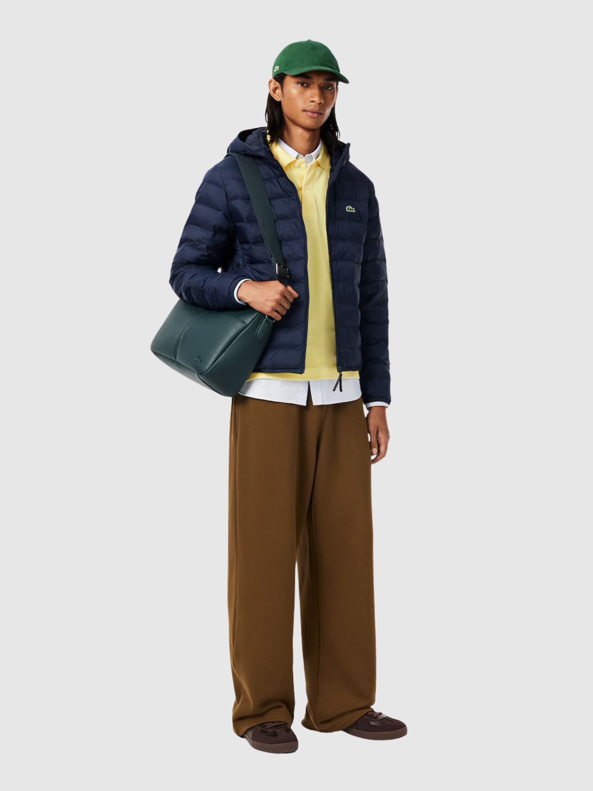 Kispo Lacoste Homem Puffer Jackets Male Adult Woven