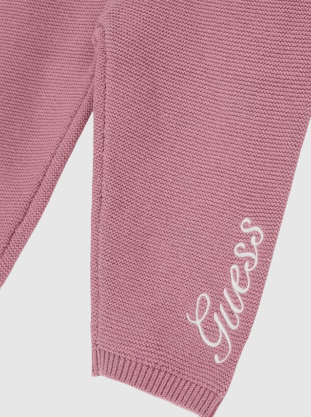 2 Pe�as Guess Menina Set: Ls Sweater + Sweater Pant