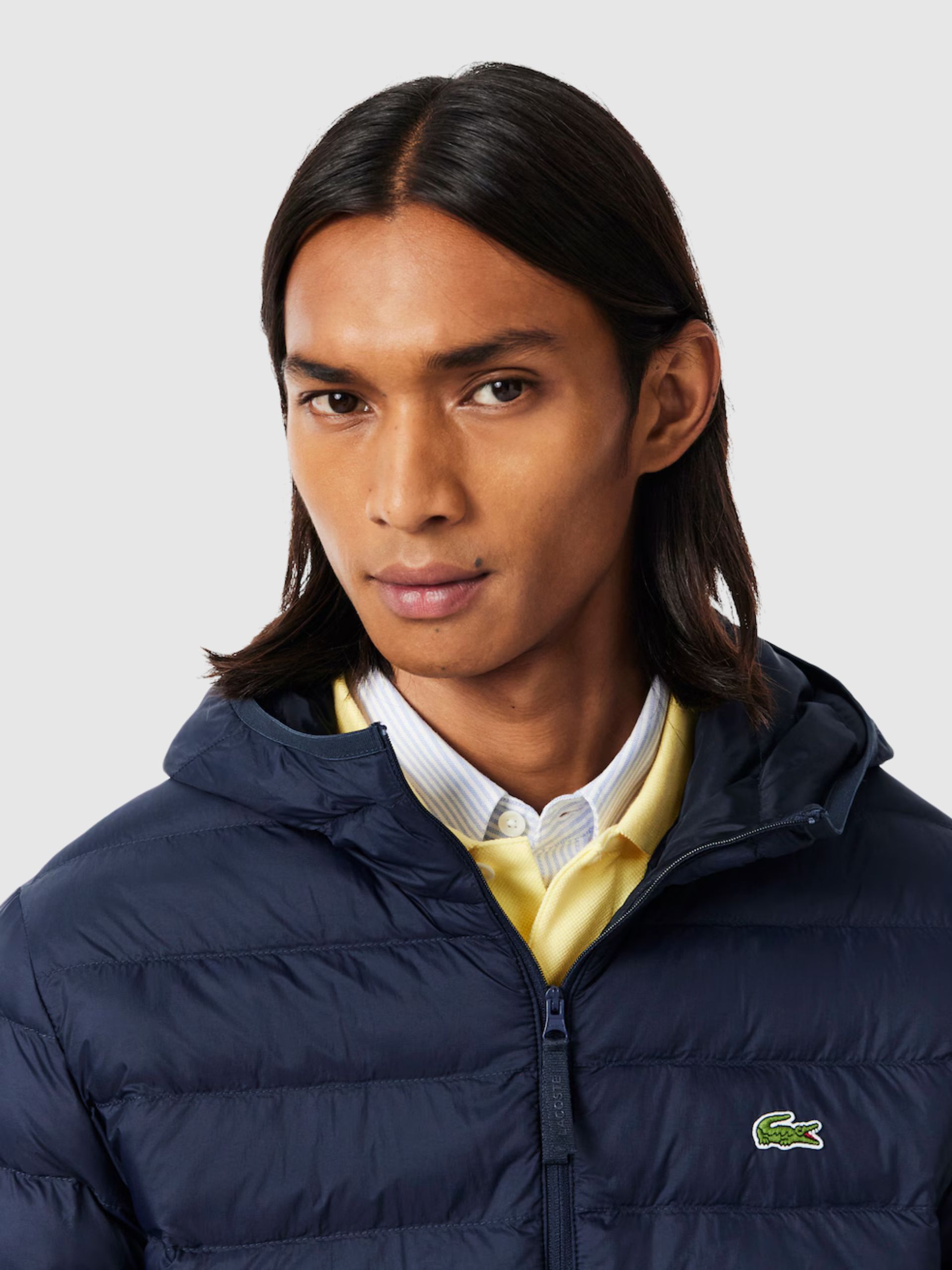 Kispo Lacoste Homem Puffer Jackets Male Adult Woven