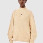 Camisola Tommy Jeans Mulher Tjw Mockneck Badge Sweater Ext