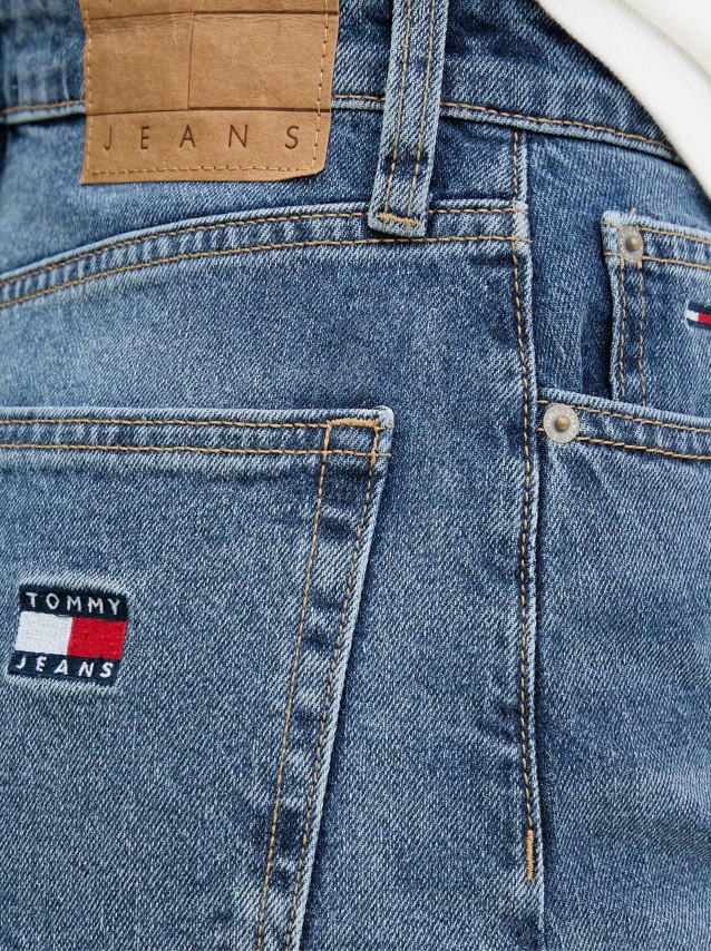 Jeans Tommy Jeans Mulher Claire High Rise Wide Bja130