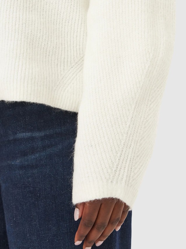 Camisola Tommy Jeans Mulher Tjw Mockneck Badge Sweater Ext