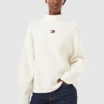 Camisola Tommy Jeans Mulher Tjw Mockneck Badge Sweater Ext
