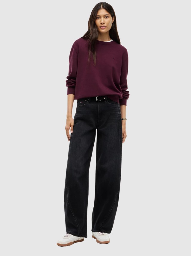 Camisola Tommy Jeans Mulher Tjw Essential Crew Sweater Ext