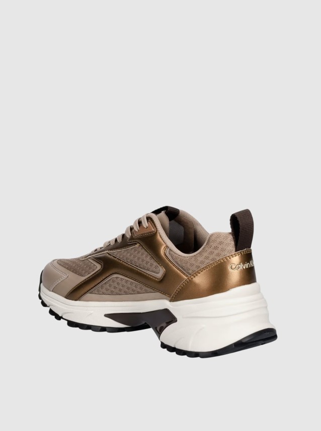 Sapatilha Calvin Klein  Mulher Hike Run Ckstripe Mesh Met