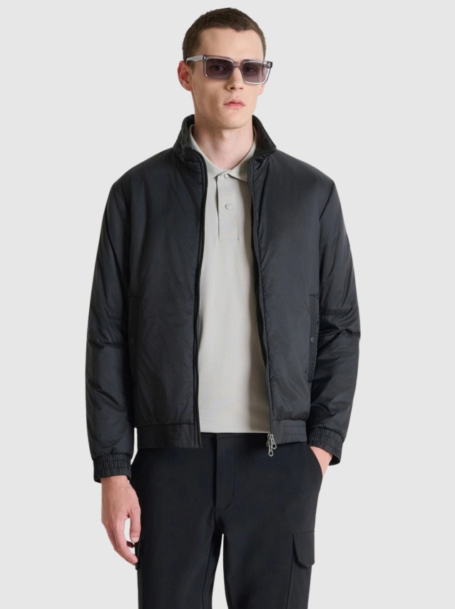 Casaco Antony Morato Homem Coat Regular Fit In Nylon Shioze Fabric With Ecopadding And Logoed Metal 