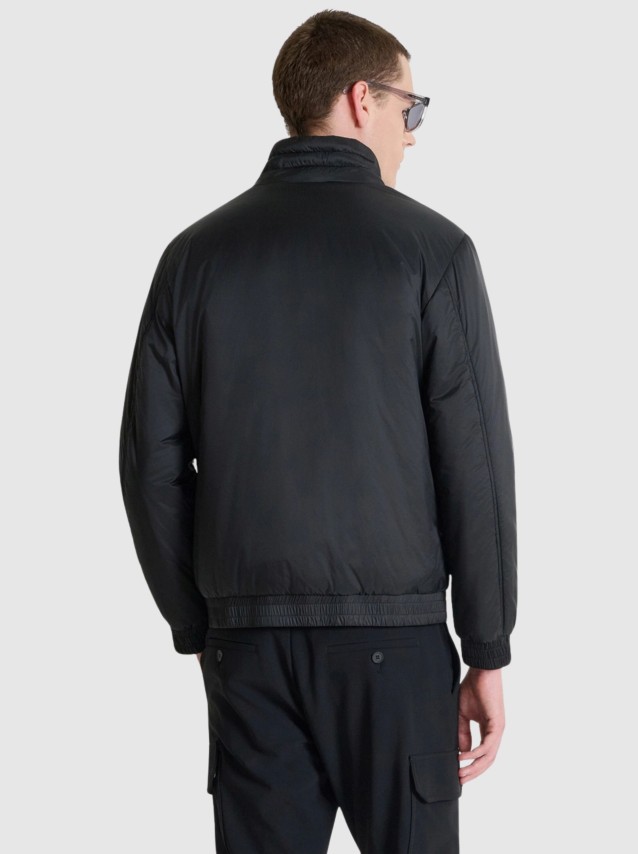 Casaco Antony Morato Homem Coat Regular Fit In Nylon Shioze Fabric With Ecopadding And Logoed Metal 