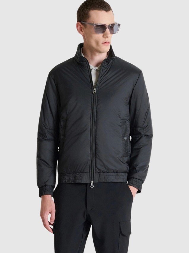 Casaco Antony Morato Homem Coat Regular Fit In Nylon Shioze Fabric With Ecopadding And Logoed Metal 