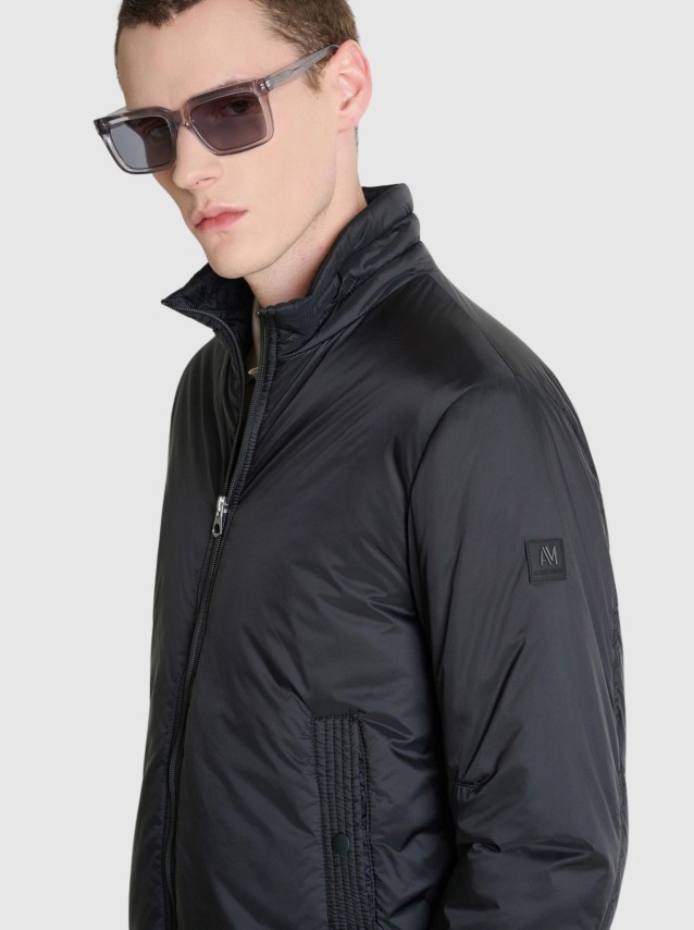 Casaco Antony Morato Homem Coat Regular Fit In Nylon Shioze Fabric With Ecopadding And Logoed Metal 