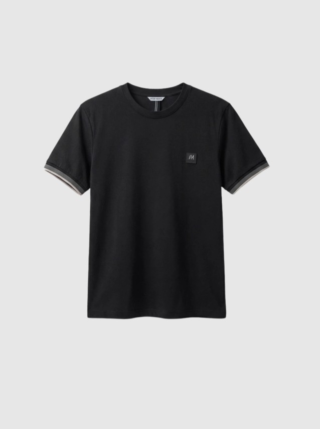T-Shirt Antony Morato Homem  Regular  Fit In Soft Jersey Cotton Fabric  With Rib On Cuffs And Foam L