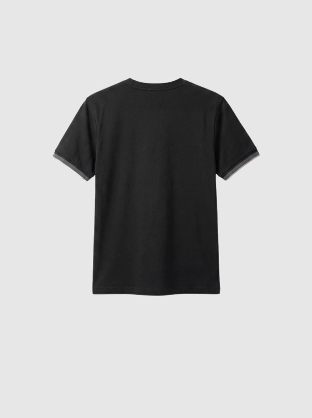 T-Shirt Antony Morato Homem  Regular  Fit In Soft Jersey Cotton Fabric  With Rib On Cuffs And Foam L