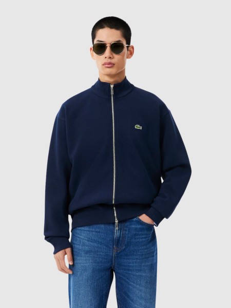Casaco Lacoste Homem Zipped Sweatshirts Male Adult Knit Casaco Lacoste Homem Zipped Sweatshirts Male Adult Knit