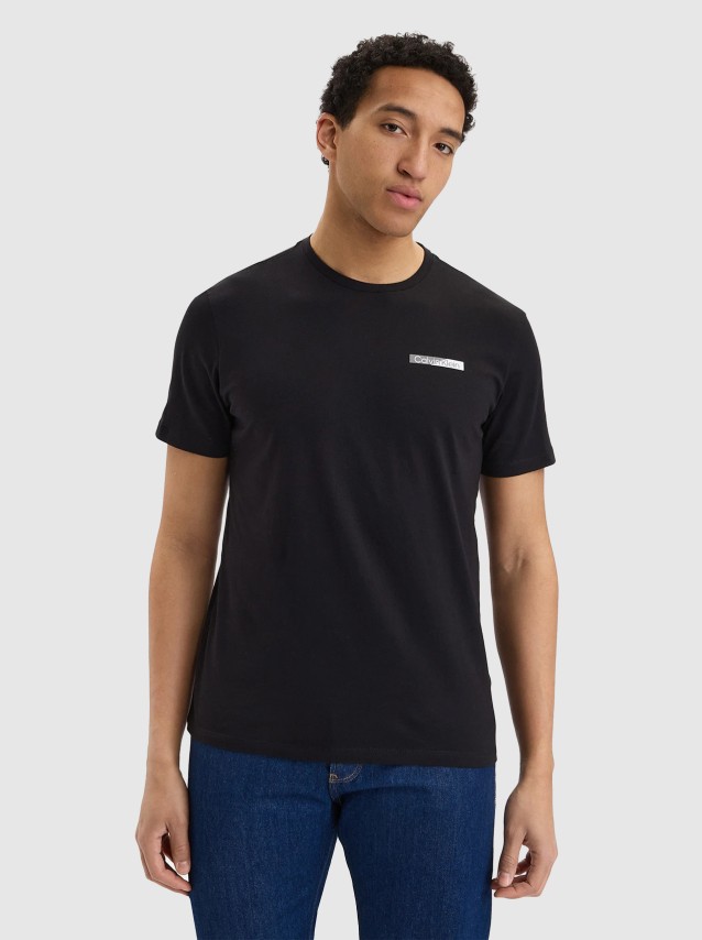T-Shirt Calvin Klein Homem Ss 30S Eu Spw Split Stndrd Graph