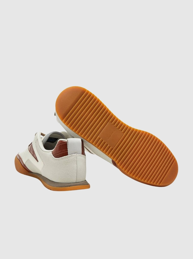 Sapatilha Calvin Klein  Mulher Low Pro Runner Laceup Lth Croco