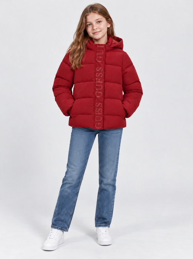 Kispo Guess Menina Hooded Ls Puffer