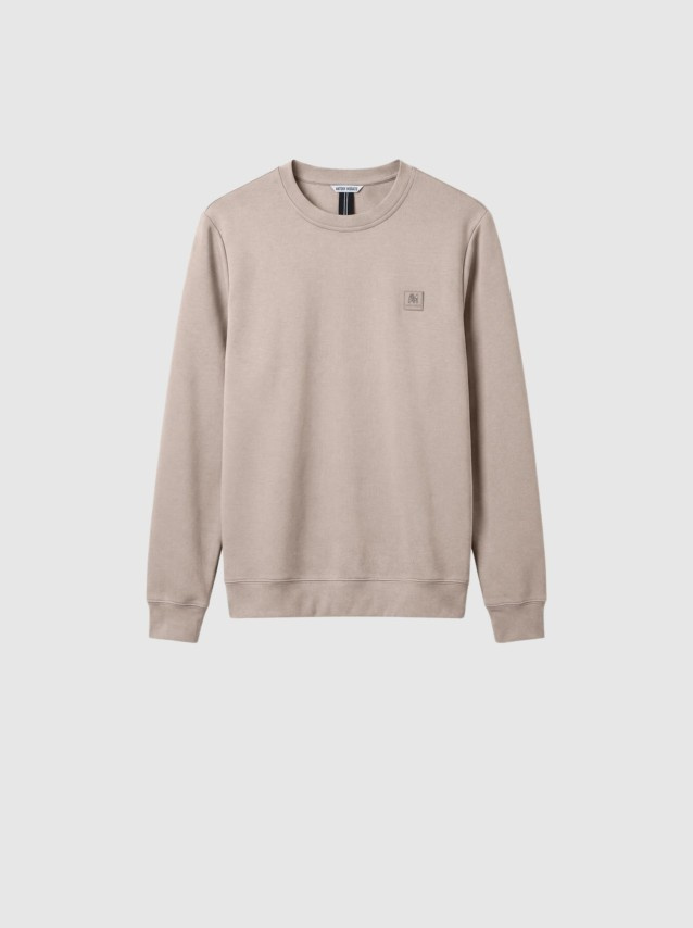 Sweatshirt Antony Morato Homem Sweatshirt Regular Fit Interlock Fabric With Plate On Heart
