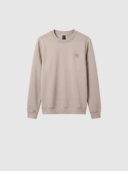 Sweatshirt Antony Morato Homem Sweatshirt Regular Fit Interlock Fabric With Plate On Heart