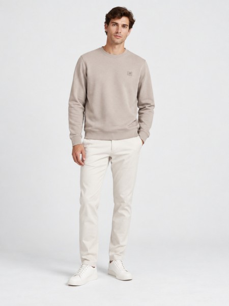 Sweatshirt Antony Morato Homem Sweatshirt Regular Fit Interlock Fabric With Plate On Heart