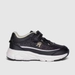 Sapatilha Tommy Hilfiger Menina Low Cut Lace-Up/velcro Sneaker Blac