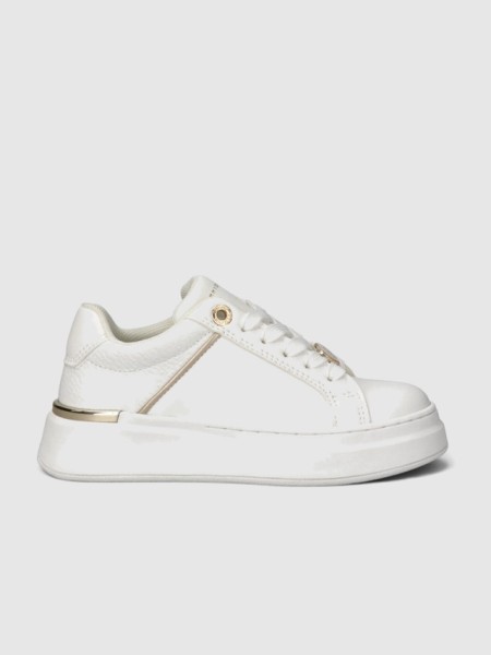 Sapatilha Tommy Hilfiger Menina Low Cut Lace-Up Sneaker White Sapatilha Tommy Hilfiger Menina Low Cut Lace-Up Sneaker White
