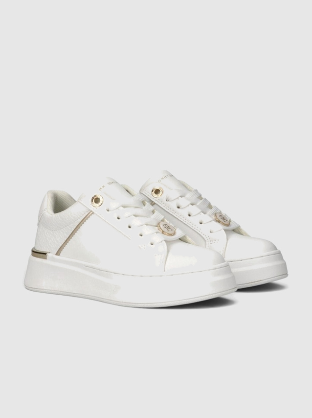 Sapatilha Tommy Hilfiger Menina Low Cut Lace-Up Sneaker White