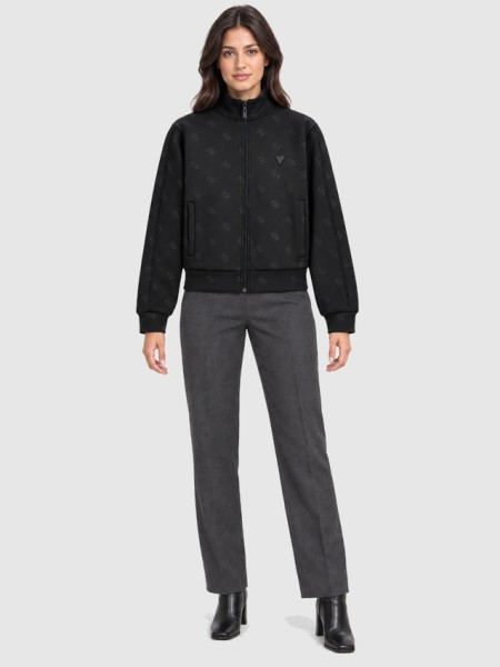 Casaco Guess Mulher Calista 4G Full Zip Casaco Guess Mulher Calista 4G Full Zip