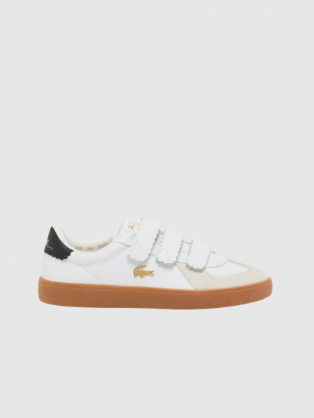 Sapatilha Lacoste Mulher Womens Baseshot Pro Strap Sneakers Sapatilha Lacoste Mulher Womens Baseshot Pro Strap Sneakers