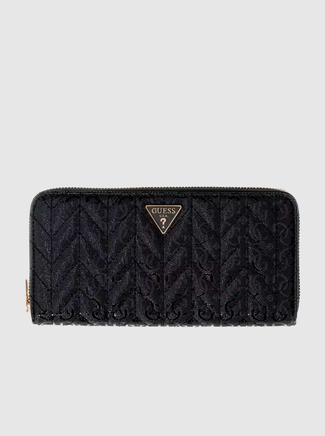 Carteira Guess Mulher Stacey Slg Large Zip Around