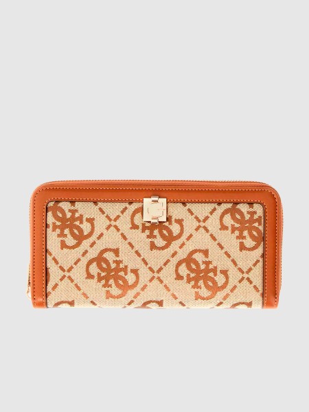 Carteira Guess Mulher Audrey Logo Slg Lrg Zip Around
