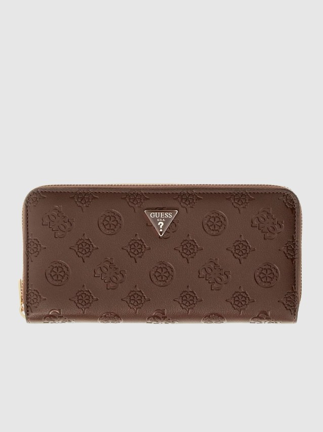 Carteira Guess Mulher Diana Slg Large Zip Around