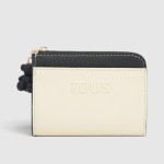 Carteira Tous Mulher Monedero L. Audree Saff Negro-Beige