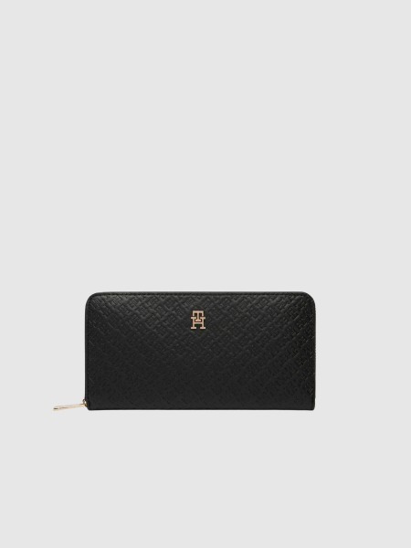 Carteira Tommy Hilfiger Mulher Th Icon Lrg Za Mono